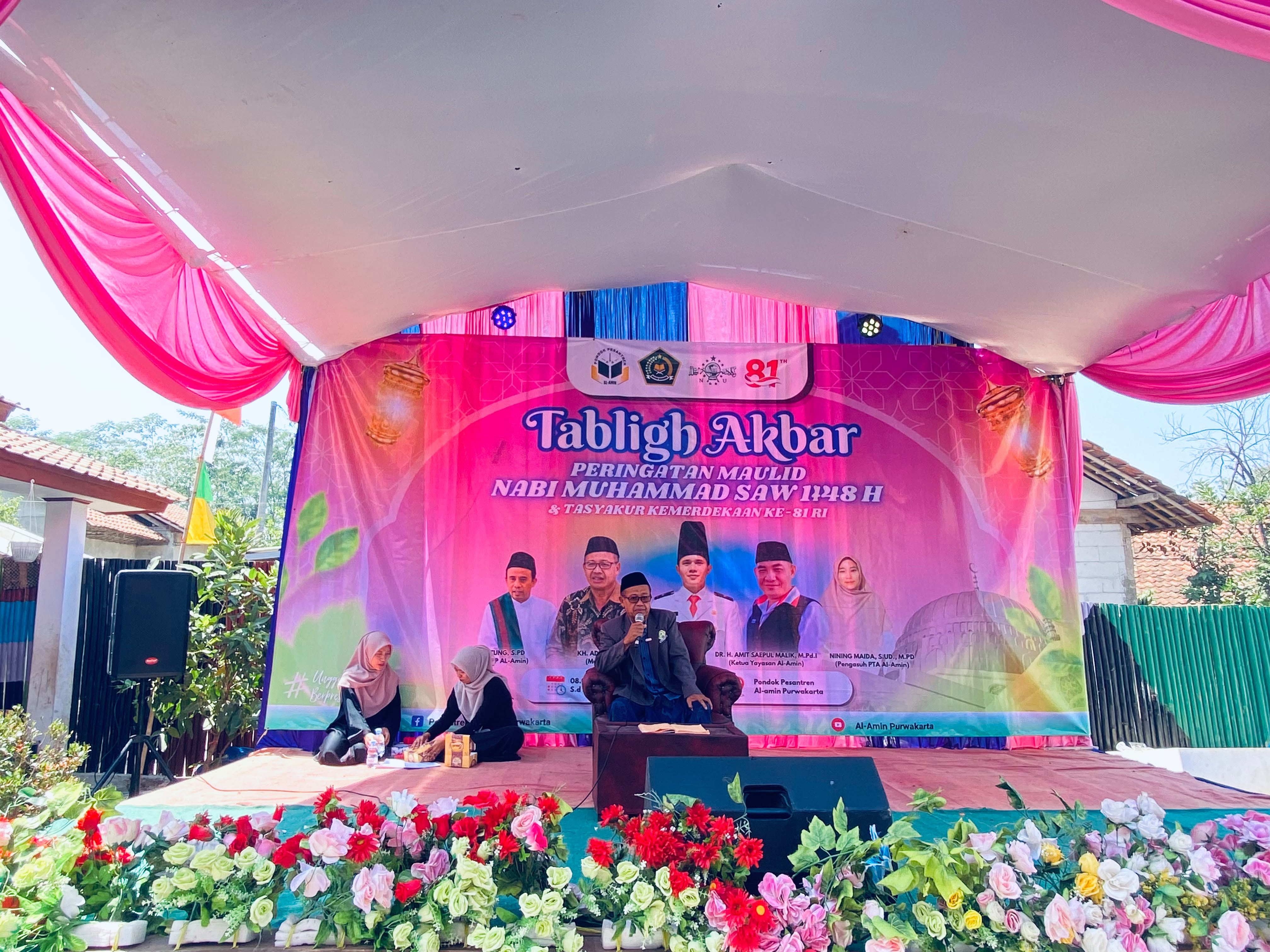 Dokumentasi Semarak Maulid Nabi dan Tasyakur Kemerdekaan, Keluarga Besar Al-Amin Perkuat Tauhid dan Cinta Rasul